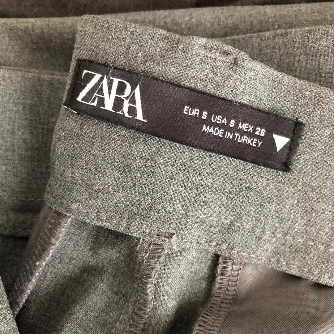ZARA(ザラ)のZARA  ワイドスラックス　美品　パンツ レディースのパンツ(カジュアルパンツ)の商品写真