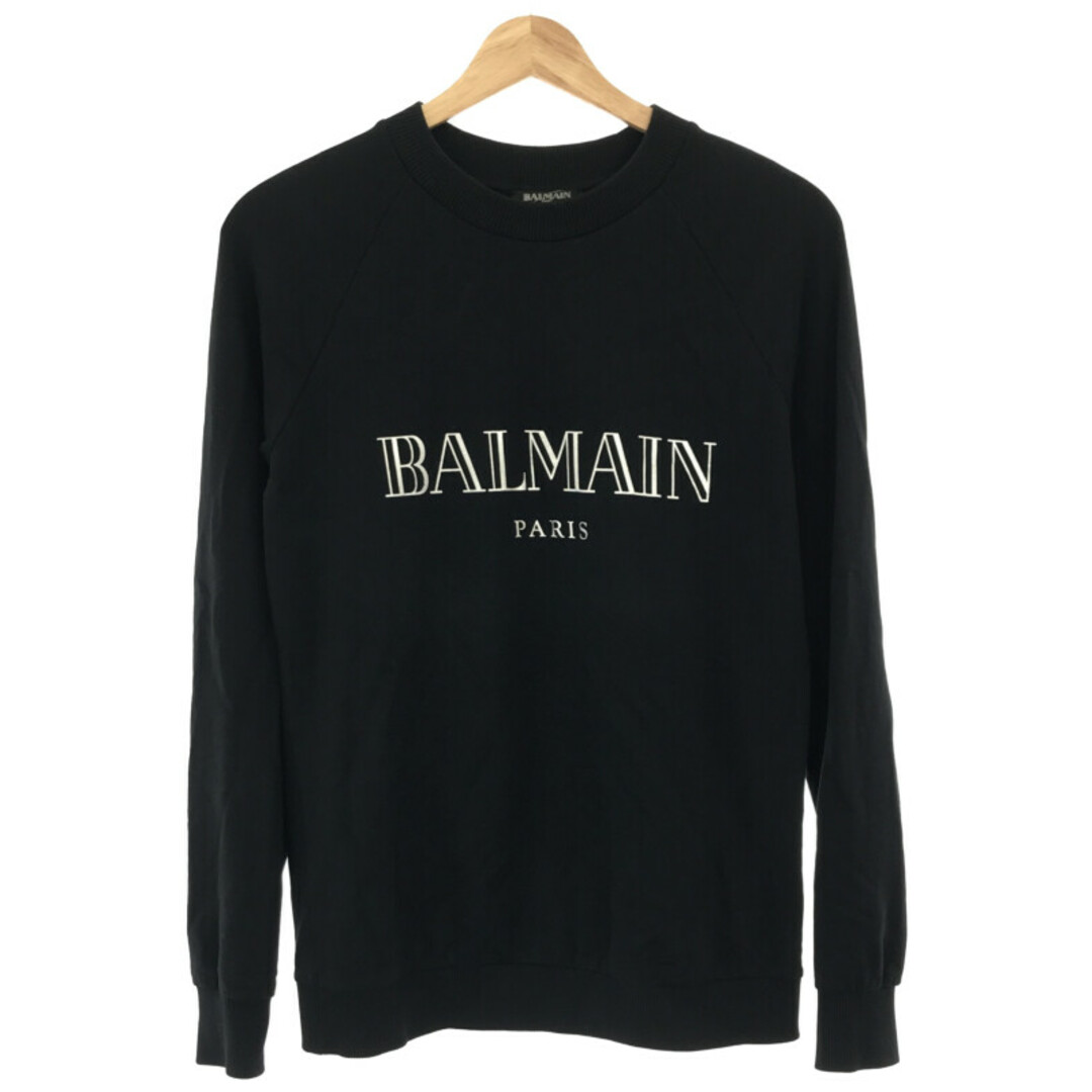 サイバーパンク BALMAIN バルマン ロゴプリントスウェットトレーナー