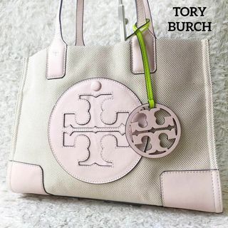 Tory Burch - トリーバーチ トートバッグ レザー×キャンバス チャーム ...