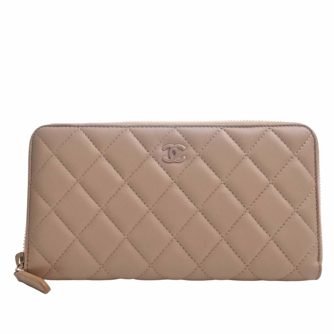 CHANEL - 【中古】CHANEL シャネル ラムスキン マトラッセ ラウンド