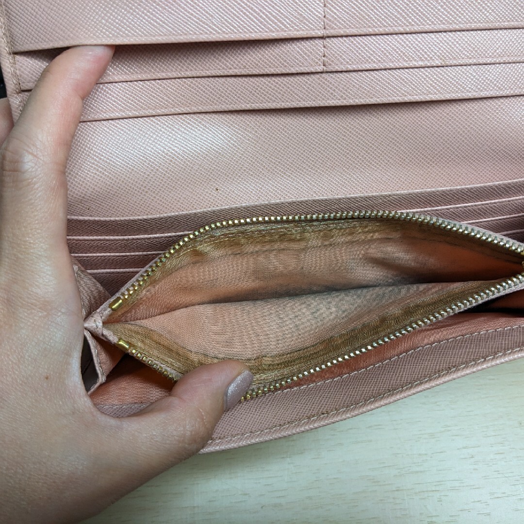 PRADA - プラダ 長財布 サフィアーノ ピンクベージュの通販 by まろん