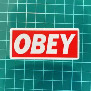 【No.60】　防水ステッカー　OBEY Clothing　アメリカ　オシャレ(車外アクセサリ)