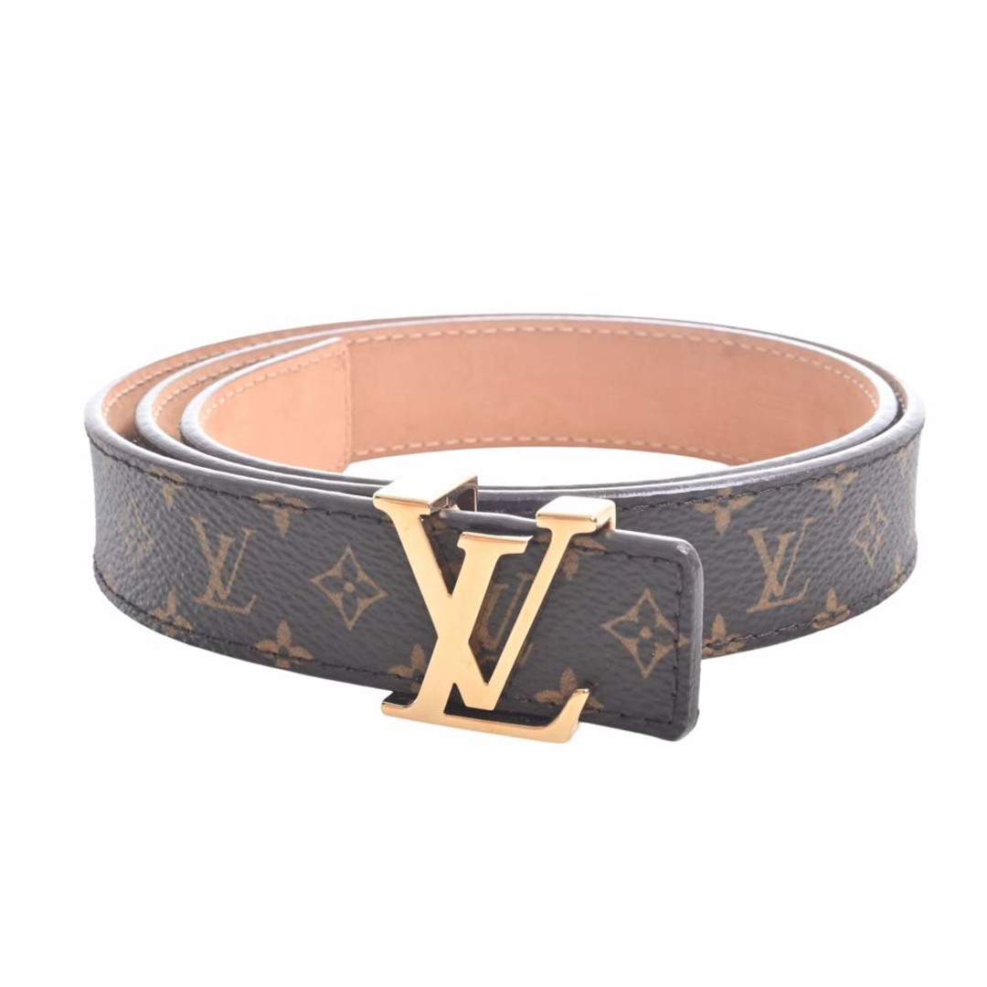 LOUIS VUITTON ルイヴィトン モノグラム サンチュール LV イニシアル ベルト #75/30 M9781 ブラウン by