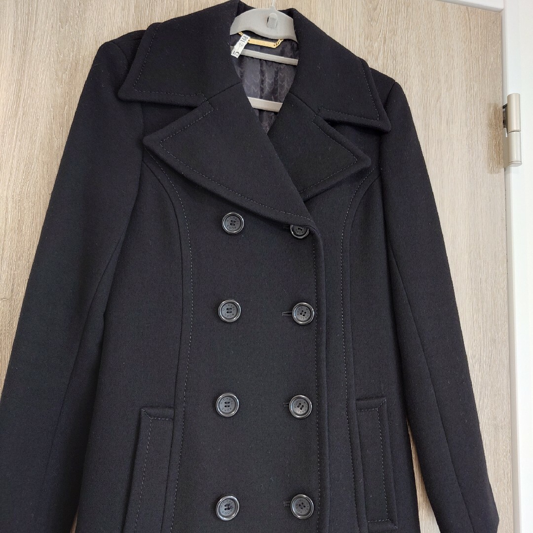 Michael Kors(マイケルコース)のMICHAEL KORS　コート　黒 レディースのジャケット/アウター(ロングコート)の商品写真