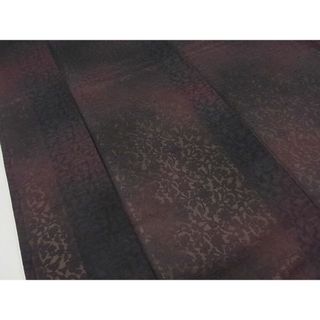 平和屋1■極上 小紋 紗袷 花唐草紋紗 暈し染め やまと誂製 反端付き 逸品 未使用3s20287