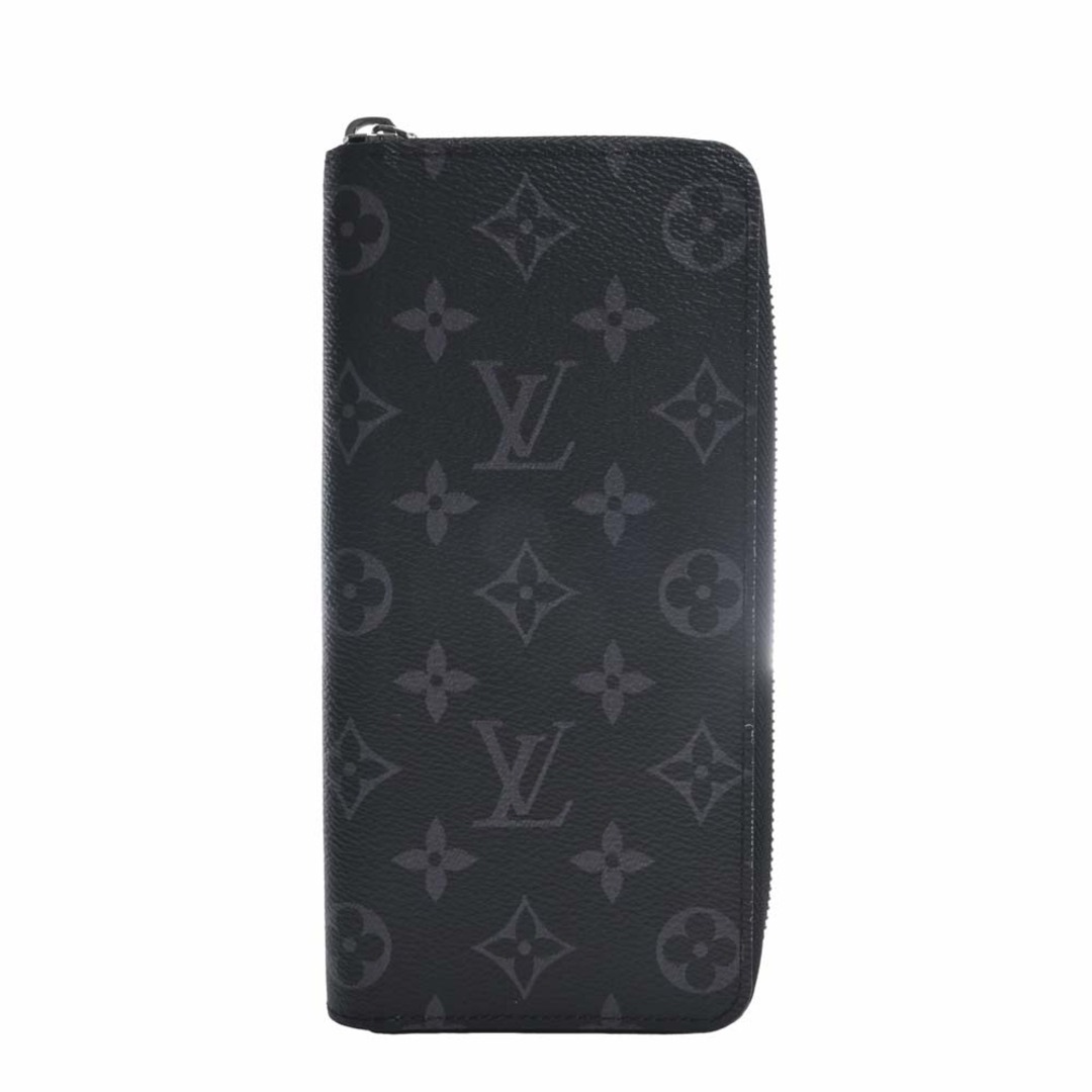 メンズLOUIS VUITTON ルイヴィトン エクリプス ジッピーウォレット ヴェルティカル ラウンドファスナー 長財布 M62295 ブラック by