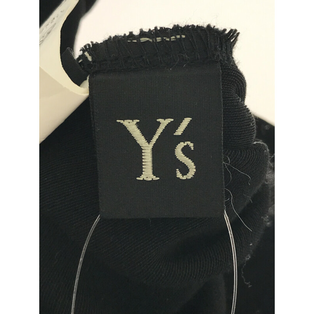 Y's(ワイズ)のY's ワイズ コットンストレッチTシャツ ブラック 3 レディースのトップス(Tシャツ(半袖/袖なし))の商品写真