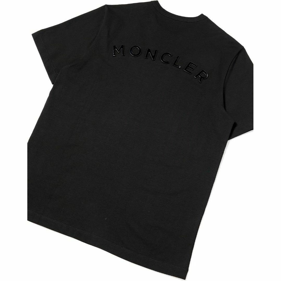 MONCLER◆モンクレールMAGLIA/Tシャツ/トリコロールブラック/黒