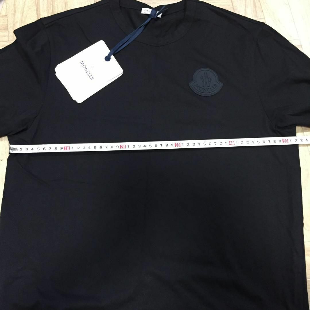 MONCLER◆モンクレールMAGLIA/Tシャツ/トリコロールブラック/黒