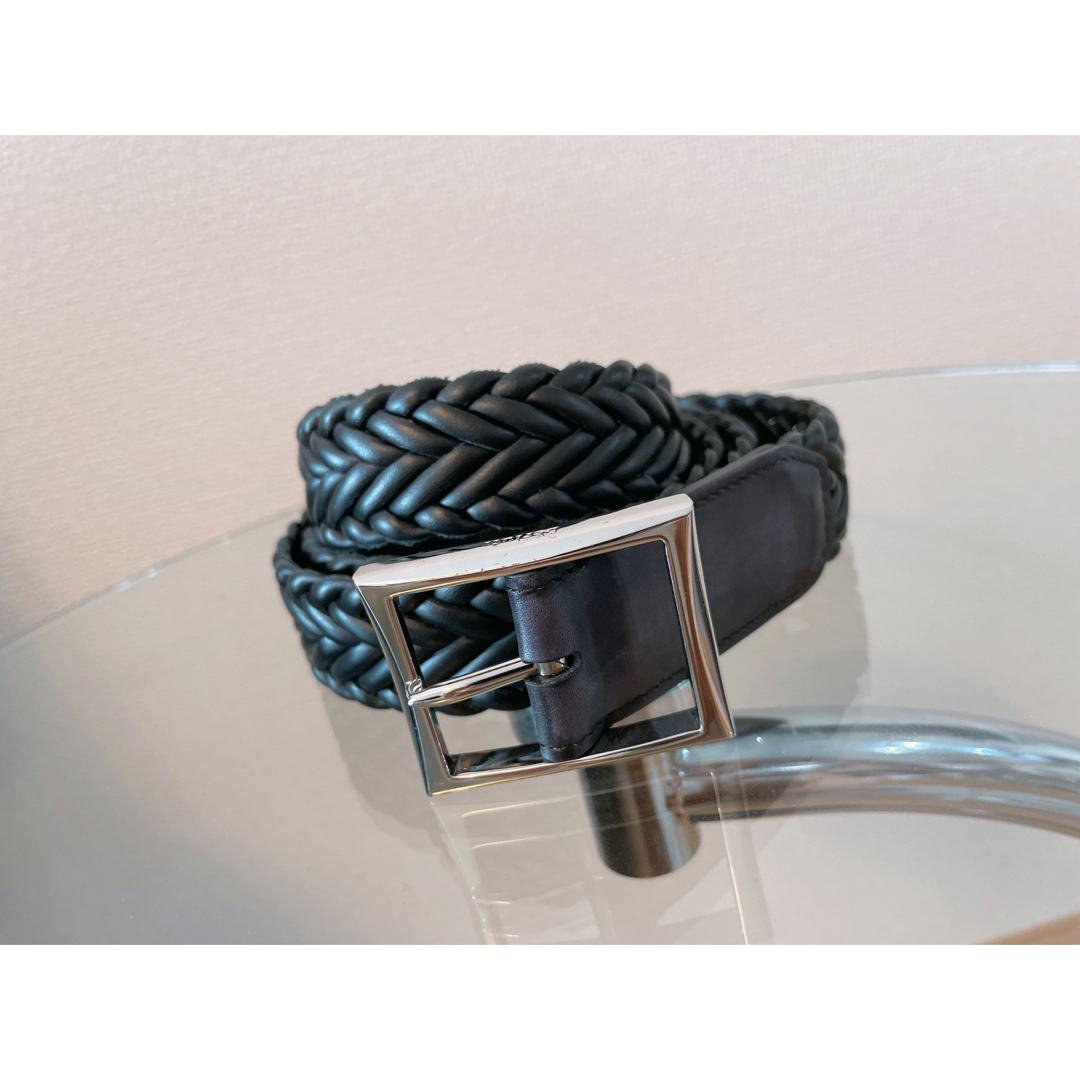 Berluti ベルルッティ ステップブレイド ベルト カリグラフィ ブラック-