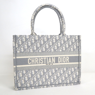 クリスチャンディオール(Christian Dior)の【Christian Dior】クリスチャンディオール ミディアムブックトート トロッターオブリーク エクリュ グレー M1296ZRIWM932/hm09568ko(トートバッグ)