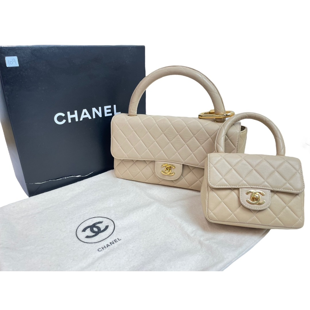 CHANELシャネルボタン大小2個-