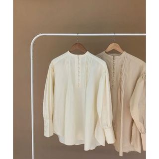 Amiur  pin tuck blouse ピンタックブラウス(シャツ/ブラウス(長袖/七分))