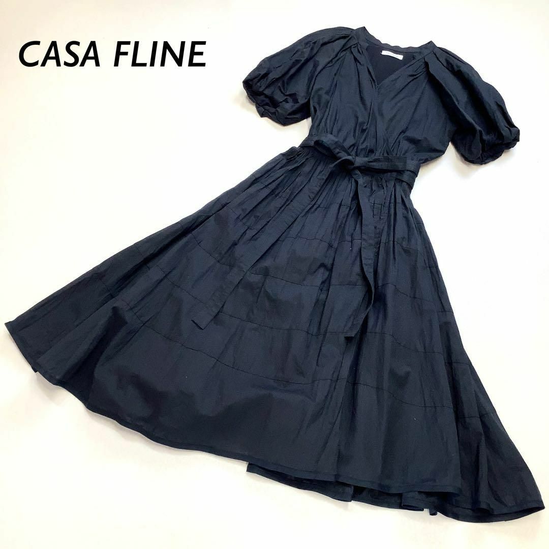 casa fline バックオープンニットワンピース　神崎恵