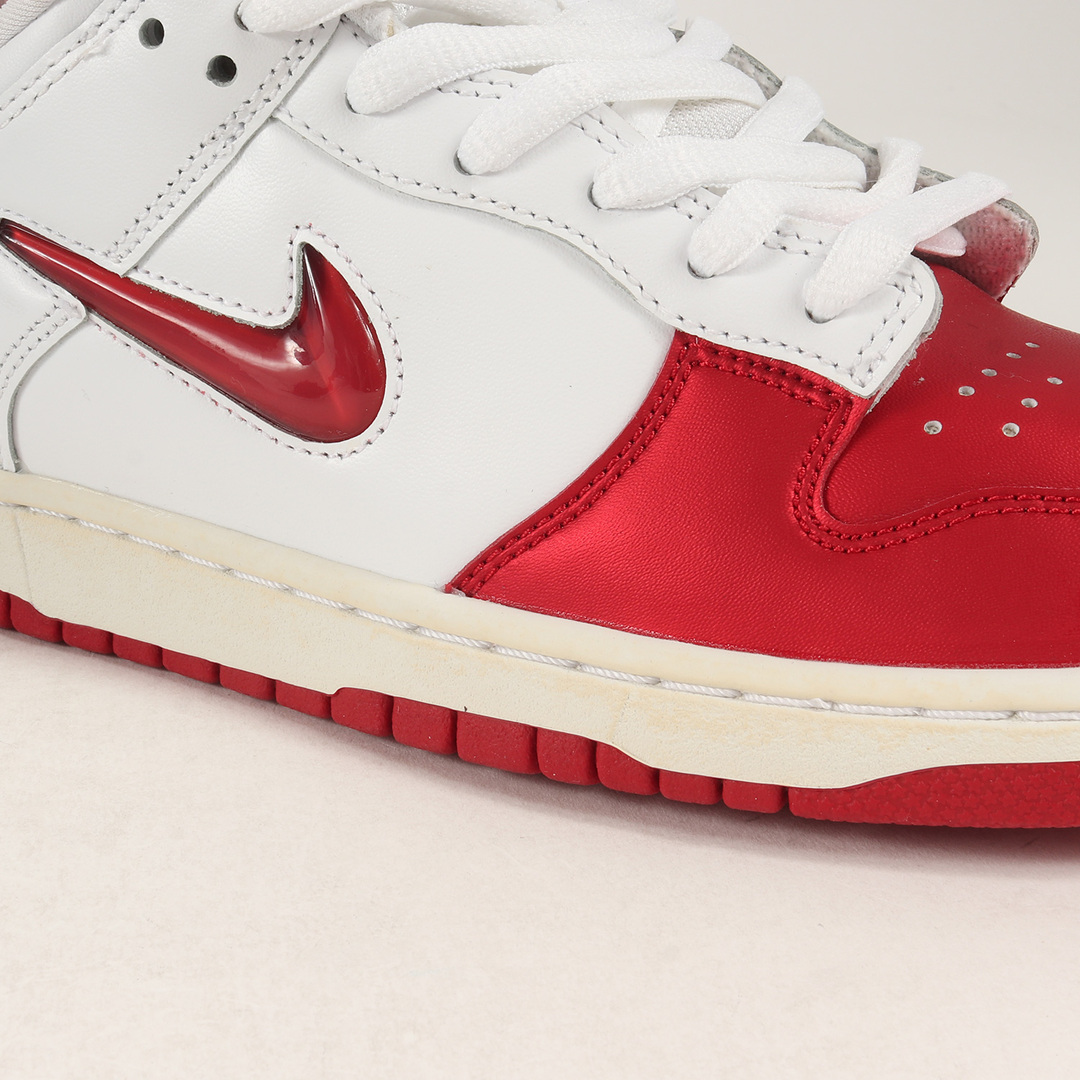 Supreme×NikeSB Dunk Low white red