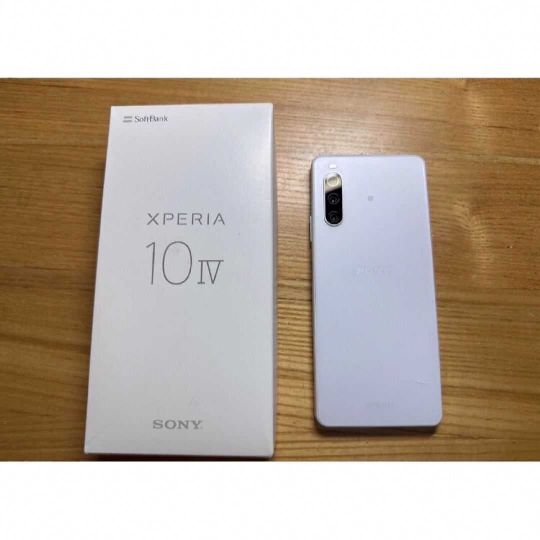 【美品】SONY Xperia 10 IV A202SO ホワイト 128 GB