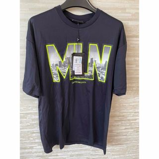 エンポリオアルマーニ(Emporio Armani)のEMPORIO ARMANIロゴ入りコットンTシャツ　Mサイズ　黒(Tシャツ/カットソー(半袖/袖なし))