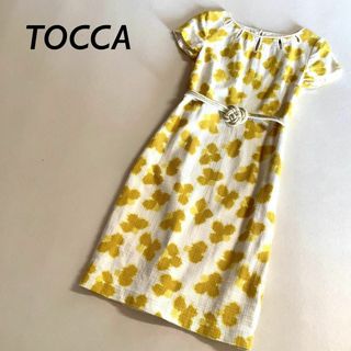 トッカ(TOCCA)の美品 TOCCA トッカ 総柄 花柄 フェアリーグランジ ワンピース(ひざ丈ワンピース)