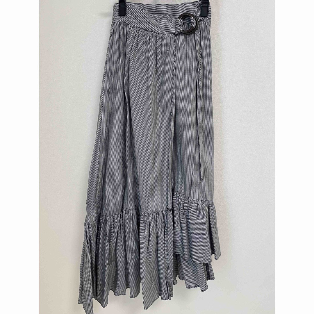 Rosary moon(ロザリームーン)のRosarymoon / ギンガムチェックスカート レディースのスカート(ロングスカート)の商品写真