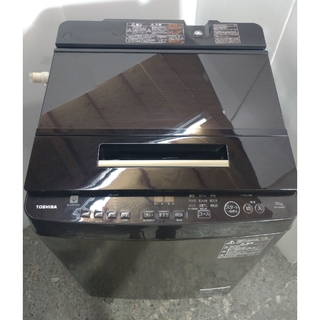 トウシバ(東芝)の洗濯機　ブラウン　人気のウルトラファインバブル　10キロ大容量(洗濯機)