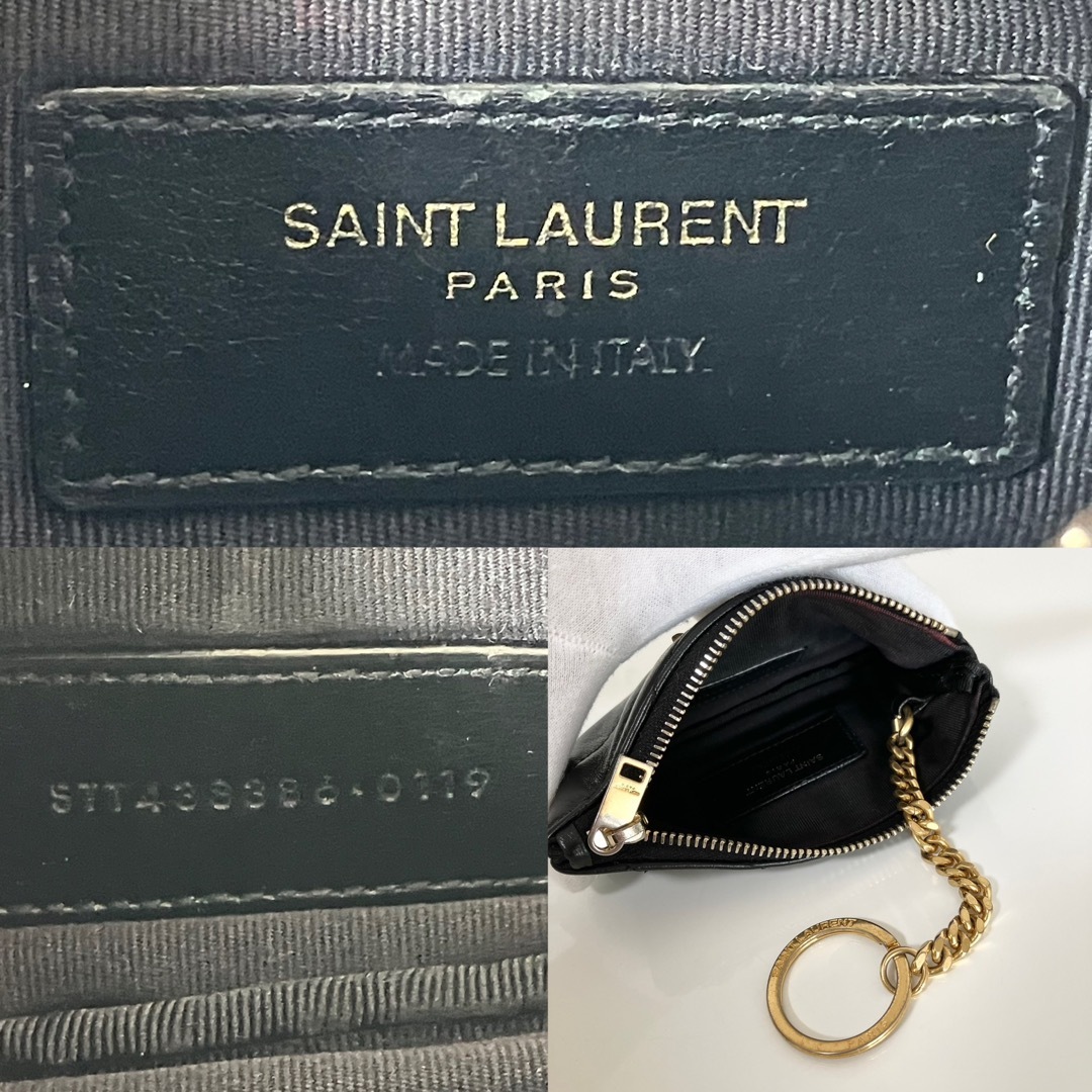 SAINTLAURENT コインケース　黒