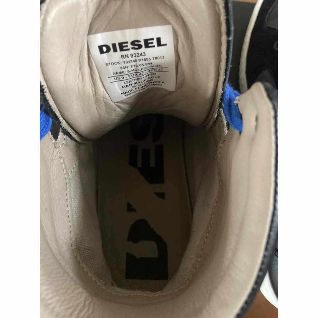 DIESEL(ディーゼル)のDIESEL ディーゼル スニーカー 42 メンズの靴/シューズ(スニーカー)の商品写真