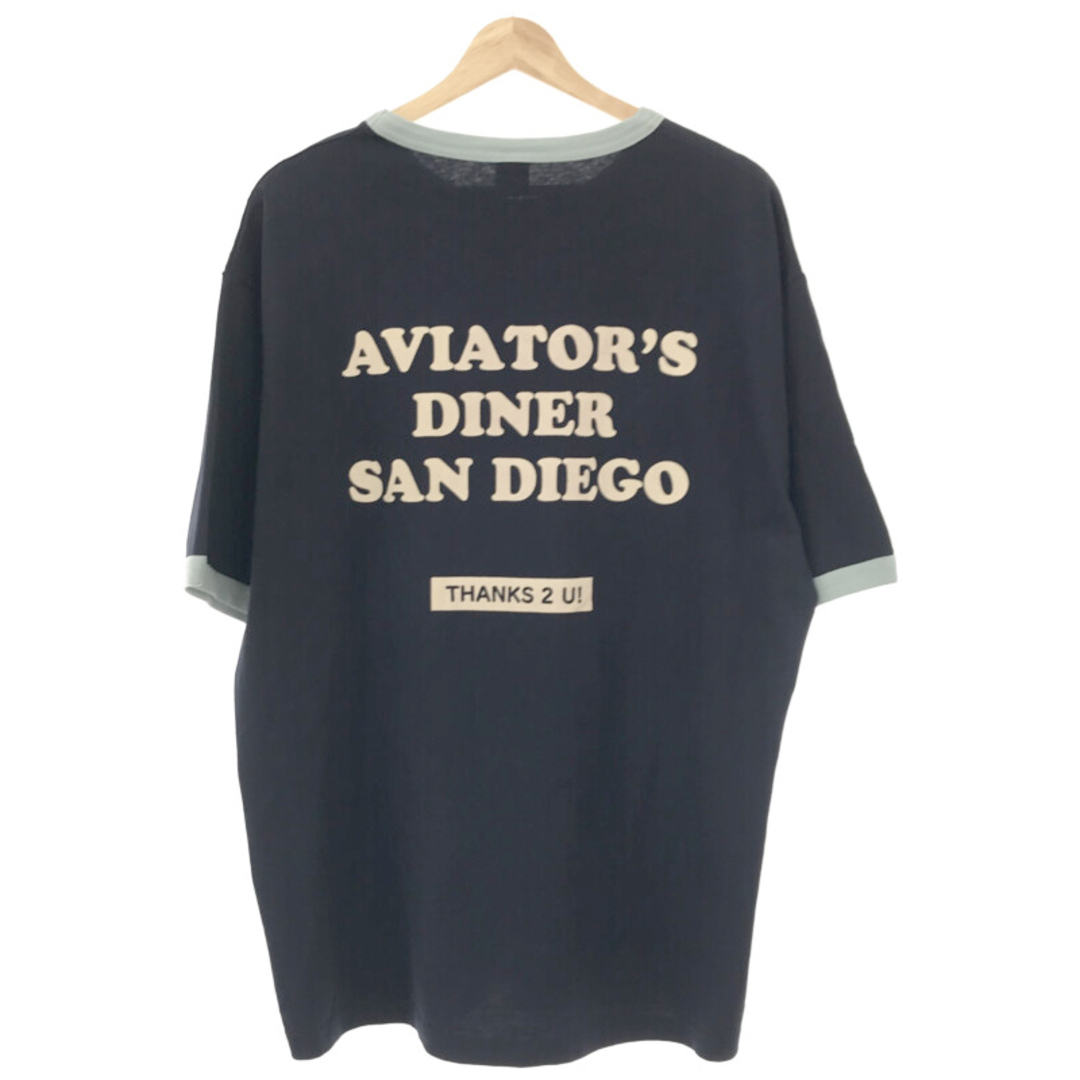 AVIREX(アヴィレックス)のAVIREX ヴィレックス WEST COAST TEE BURGER バーガープリントTシャツ ネイビー 2XL メンズのトップス(Tシャツ/カットソー(半袖/袖なし))の商品写真