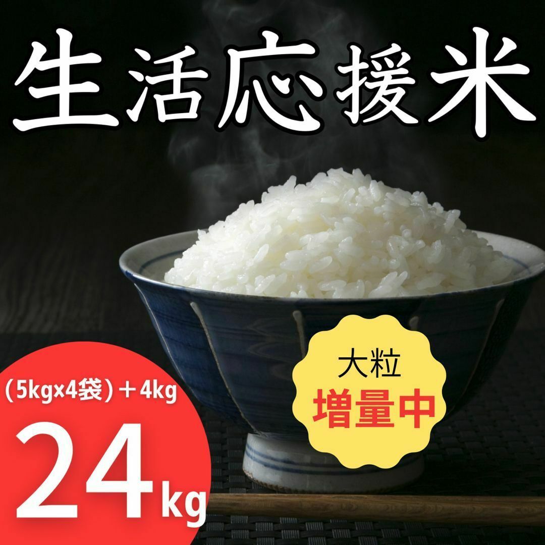 生活応援米24kg《令和5年新米入り》コスパ米 お米 おすすめ 美味しい 安い