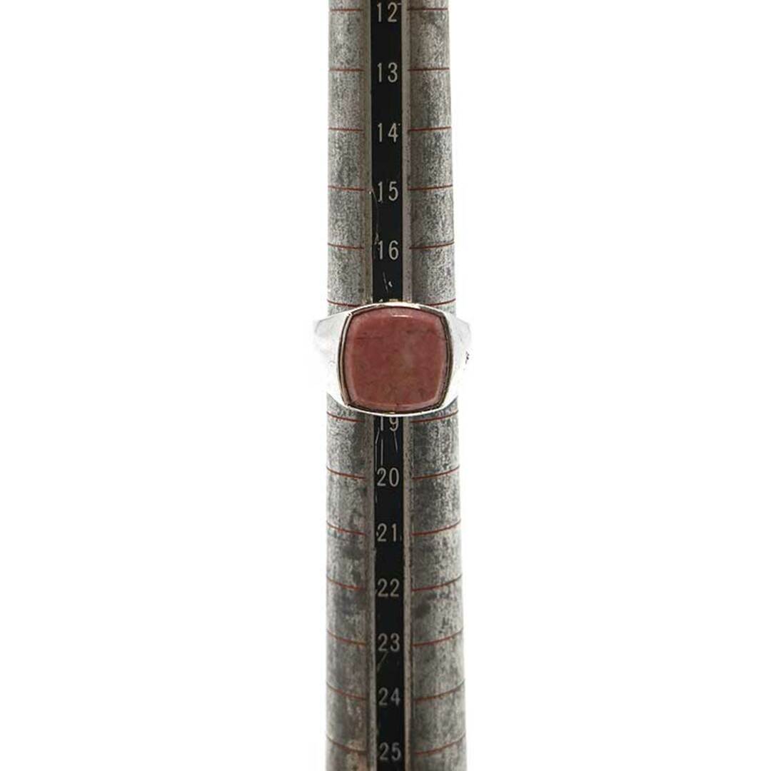 TOM WOOD トムウッド ロードナイトスクエアシルバーリング ピンク 60 メンズのアクセサリー(リング(指輪))の商品写真