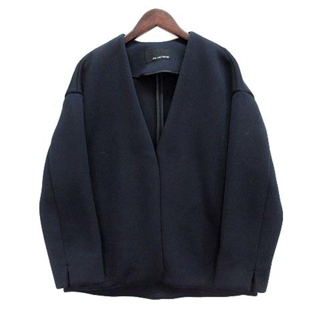 UNITED ARROWS green label relaxing(ユナイテッドアローズグリーンレーベルリラクシング)のグリーンレーベルリラクシング 20AW ダンボール ショート コート 紺 38 レディースのジャケット/アウター(その他)の商品写真