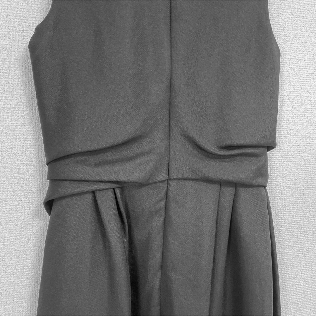 STRAWBERRY-FIELDS(ストロベリーフィールズ)のストロベリーフィールズ　ブラックワンピース レディースのフォーマル/ドレス(ミディアムドレス)の商品写真