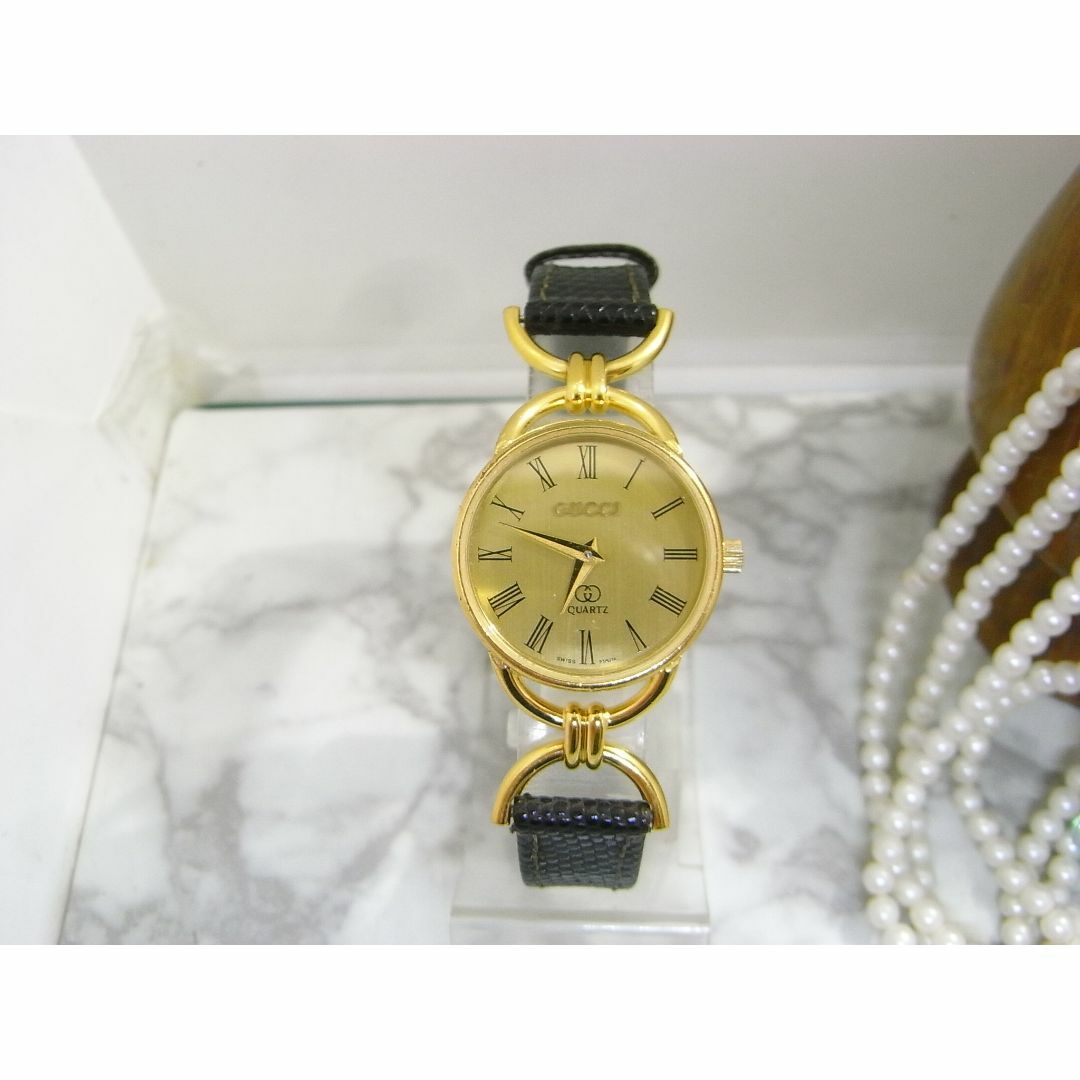 Gucci(グッチ)のグッチ　GUCCI　6000L　ラウンド　レディース　ウォッチ レディースのファッション小物(腕時計)の商品写真