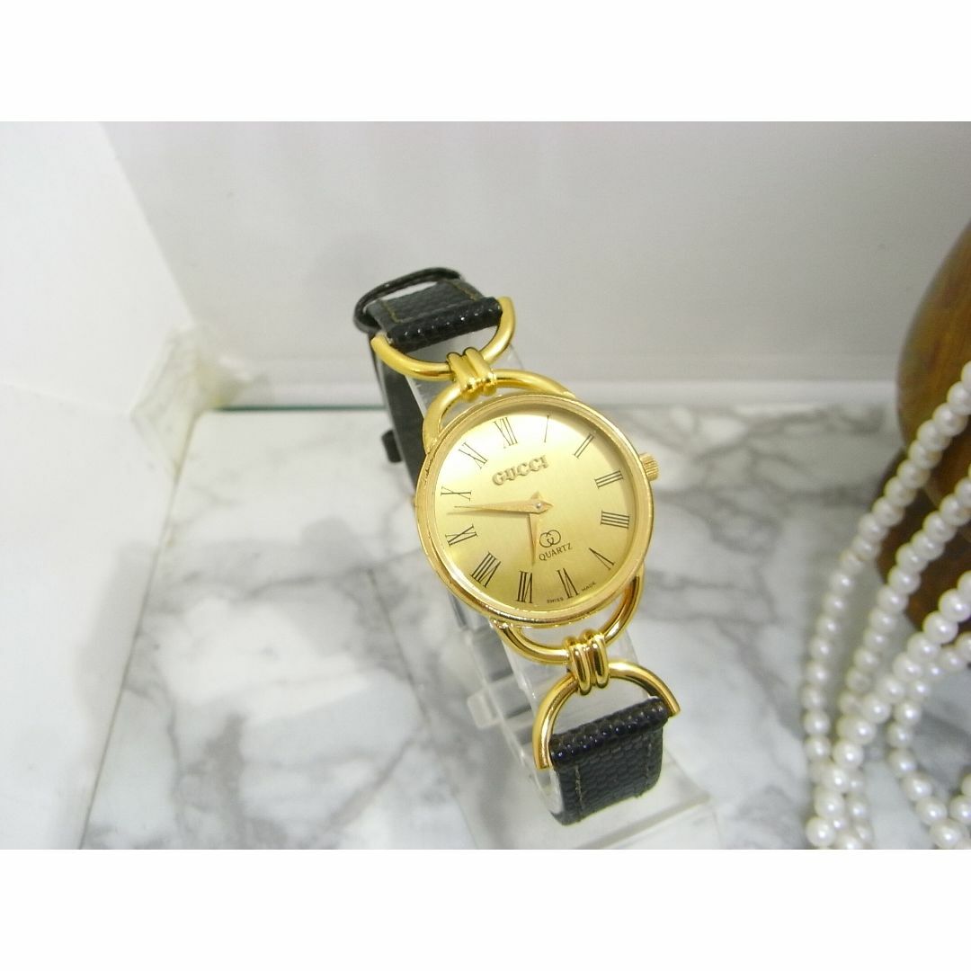 Gucci(グッチ)のグッチ　GUCCI　6000L　ラウンド　レディース　ウォッチ レディースのファッション小物(腕時計)の商品写真
