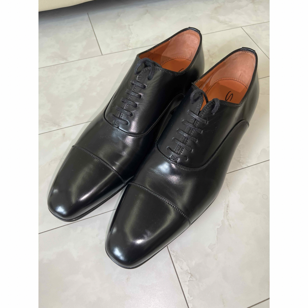 新品 Santoni サントーニ 黒色　ブラックメンズ