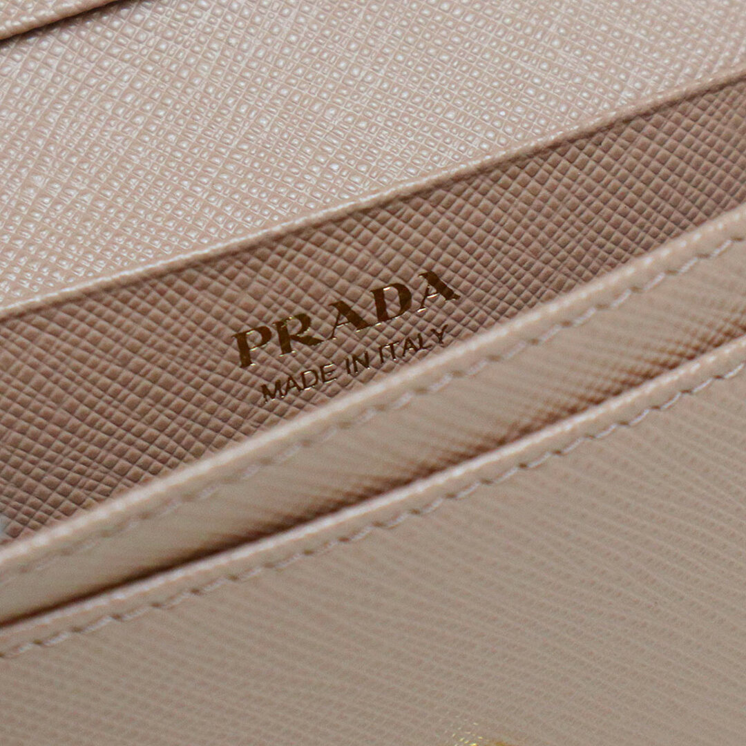 PRADA プラダ 名刺入れ/カードケース ピンクベージュ