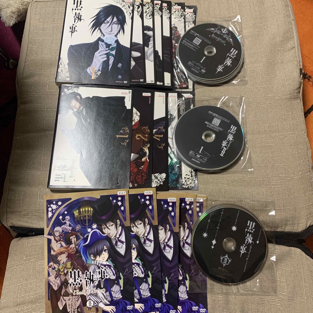 DVD 黒執事 1~3期 全23巻 セット