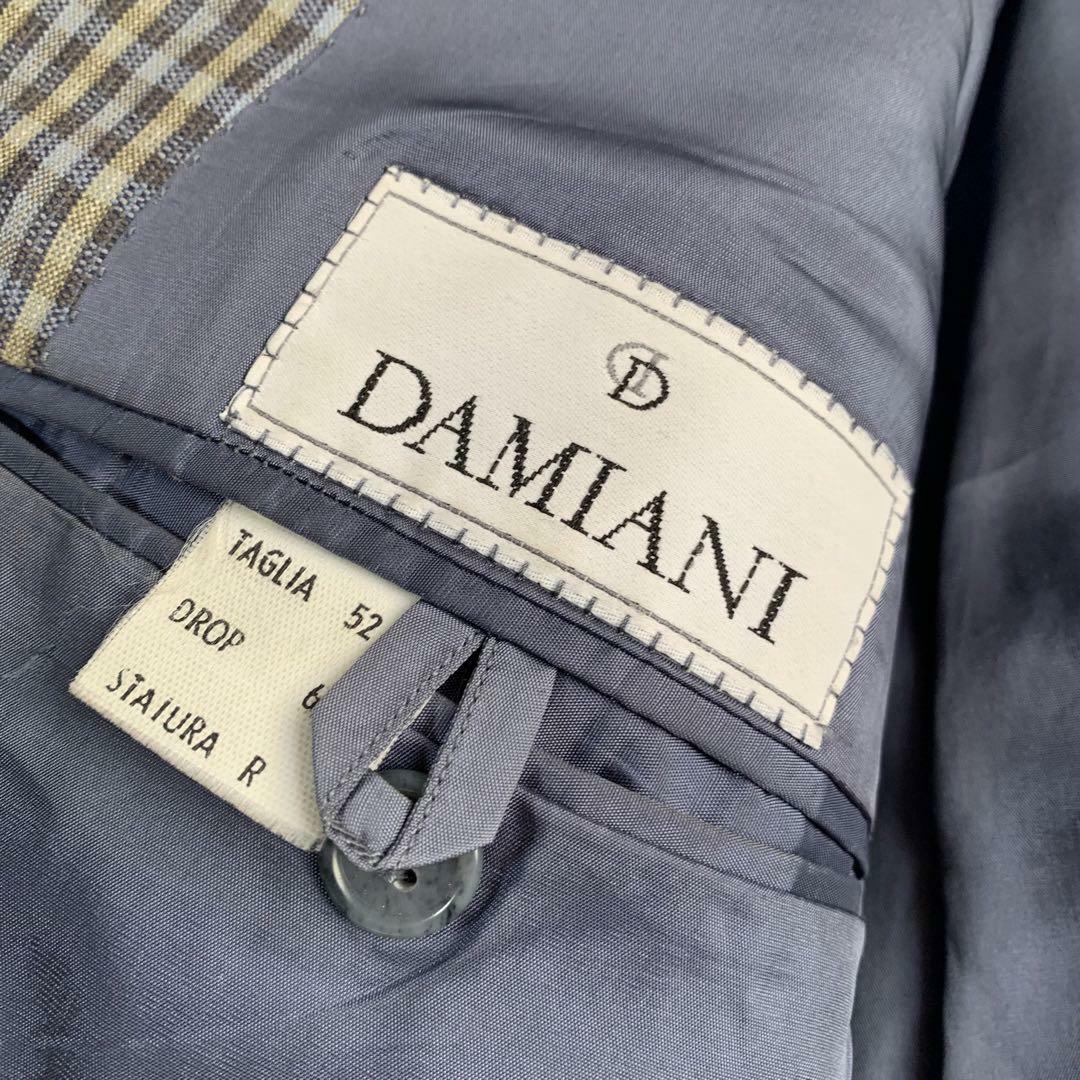 イタリア製 シルク テーラードジャケット ユーロ グッドカラー DAMIANI