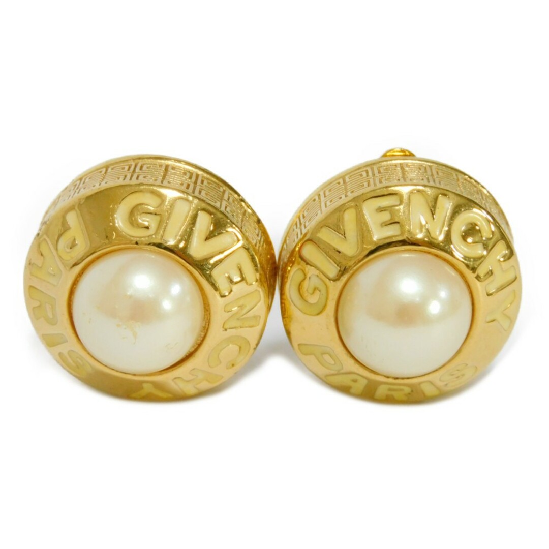 GIVENCHY - Givenchy ジバンシー ロゴ コスチュームパール ラウンド