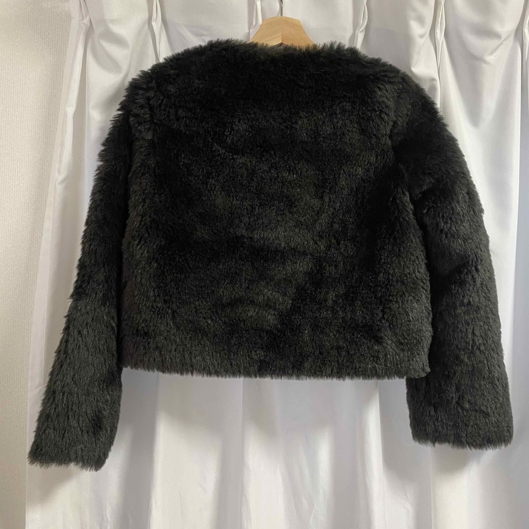 極美品 H&M FAKE FUR COAT エコ フェイクファーコート XS