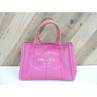 プラダ(PRADA)のM横023 / PRADA カナパ ハンドバッグ キャンバス (ハンドバッグ)