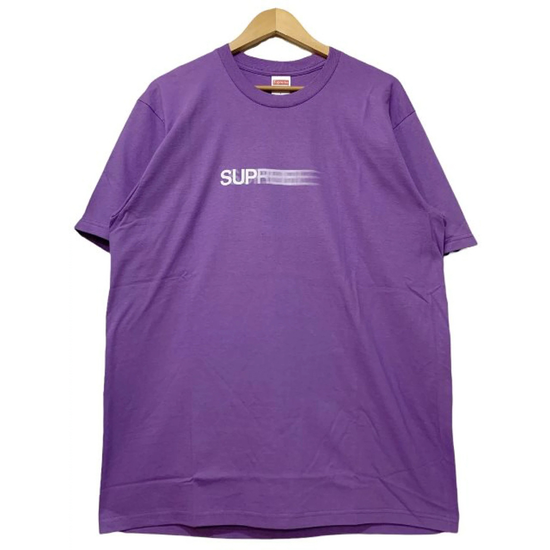 20SS SUPREME Motion Logo Tee 紫M 美品 - Tシャツ/カットソー(半袖/袖 ...