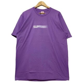 【紫L】 Supreme Motion Logo Tee Purple