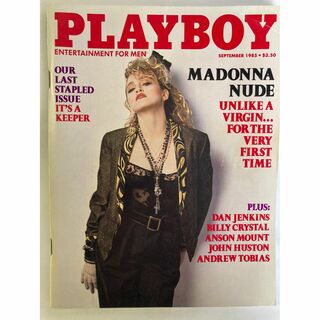 プレイボーイ(PLAYBOY)のPLAYBOY誌　USA1985年9月号　マドンナのモノクロ写真掲載　値下げ(音楽/芸能)
