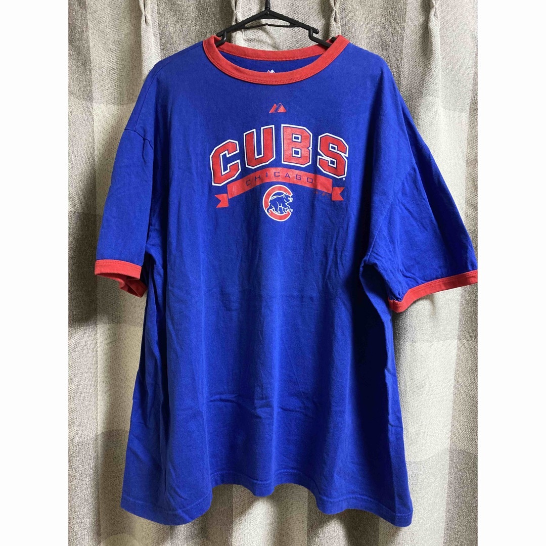 Majestic(マジェスティック)の古着　マジェスティック　cubs  半袖　Tシャツ　2XL  ビッグシルエット メンズのトップス(Tシャツ/カットソー(半袖/袖なし))の商品写真