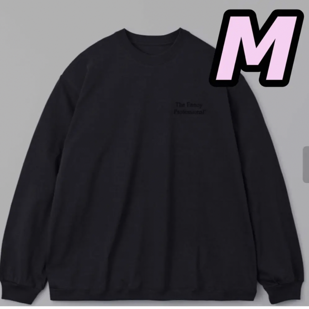 ennoy Long sleeve hem rib tee Black M - Tシャツ/カットソー(七分/長袖)