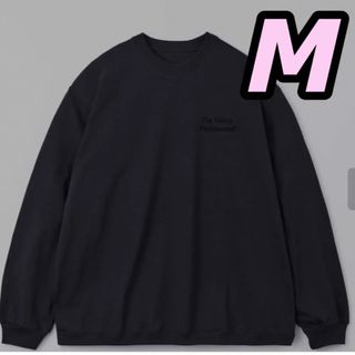 ワンエルディーケーセレクト(1LDK SELECT)のennoy Long sleeve hem rib tee   Black M(Tシャツ/カットソー(七分/長袖))