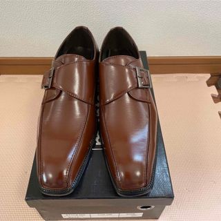 お買い得　montaria メンズ ビジネスシューズ　ブラウン(ドレス/ビジネス)