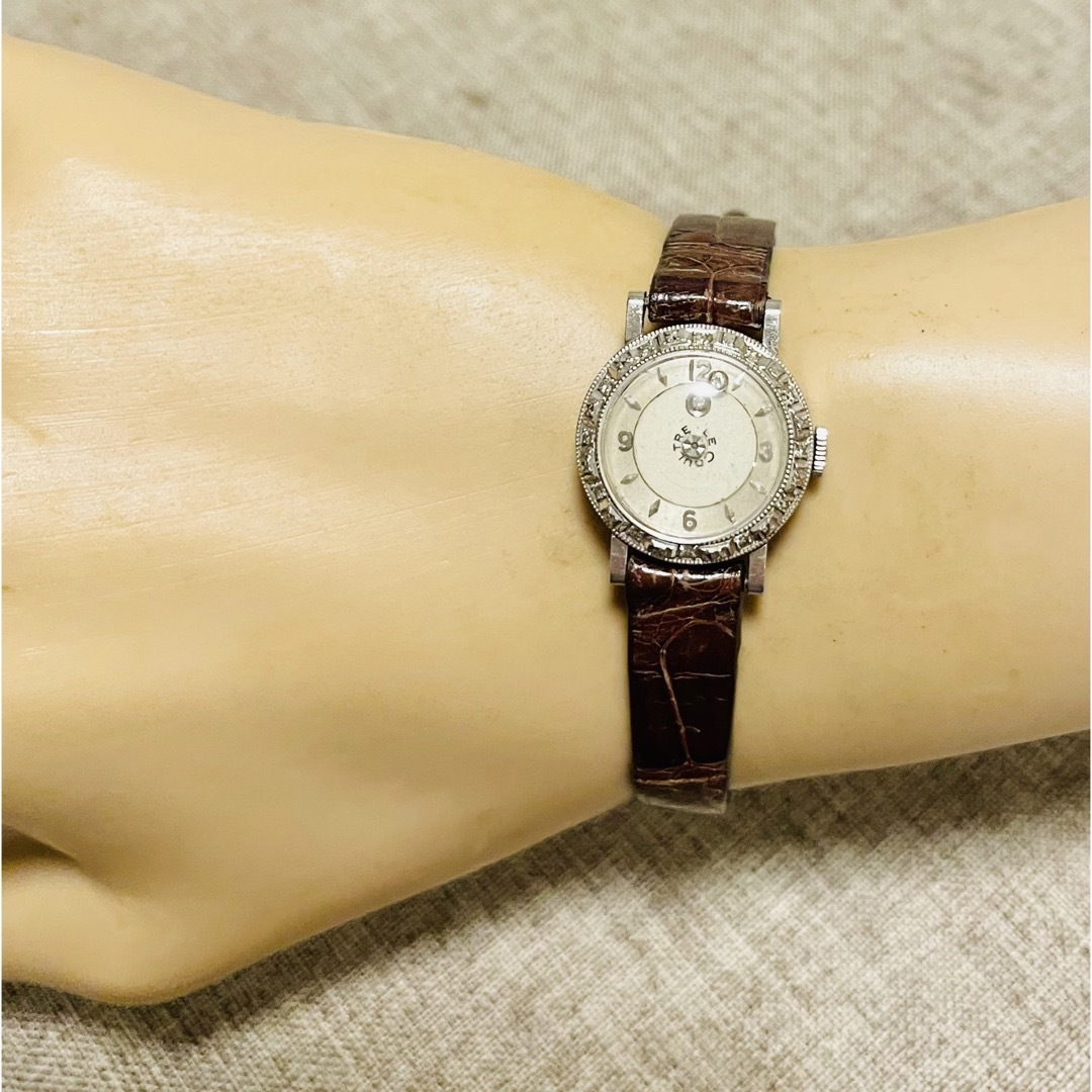 LeCoultre レディース アンティーク ミステリーダイヤル 14K LeCoultre レディース アンティーク ミステリーダイヤル 14K