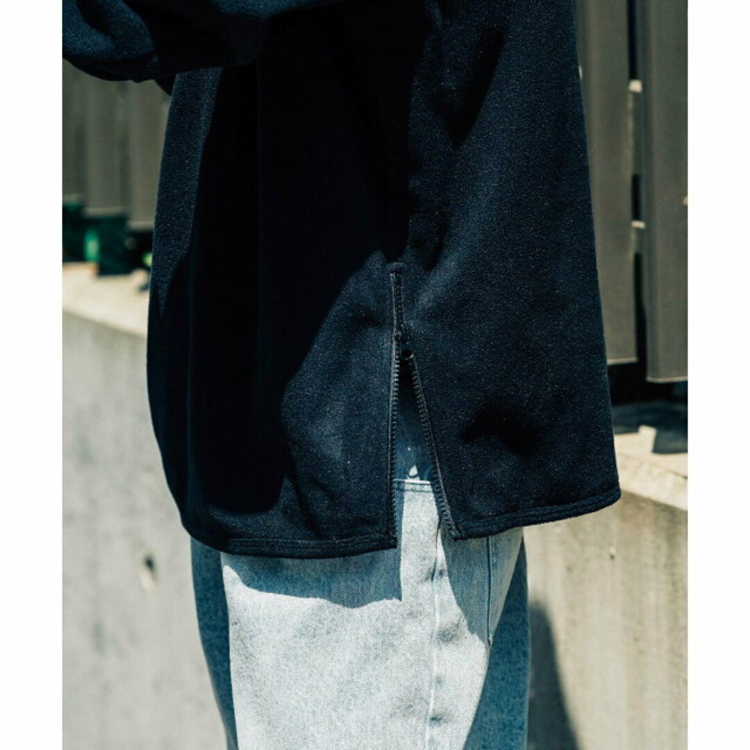 Subciety(サブサエティ)の【BLACK/BLACK】【MEDIUM】FLEECE HALF ZIP TOP その他のその他(その他)の商品写真