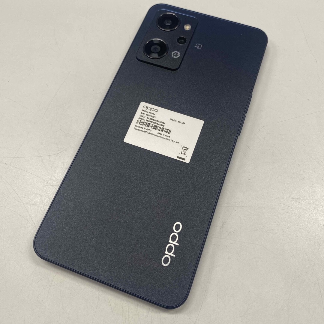 SIMフリー OPPO Reno7 A A201OP スターリーブラック